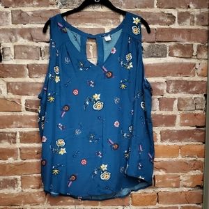 OLD NAVY Flower Print Tank Top